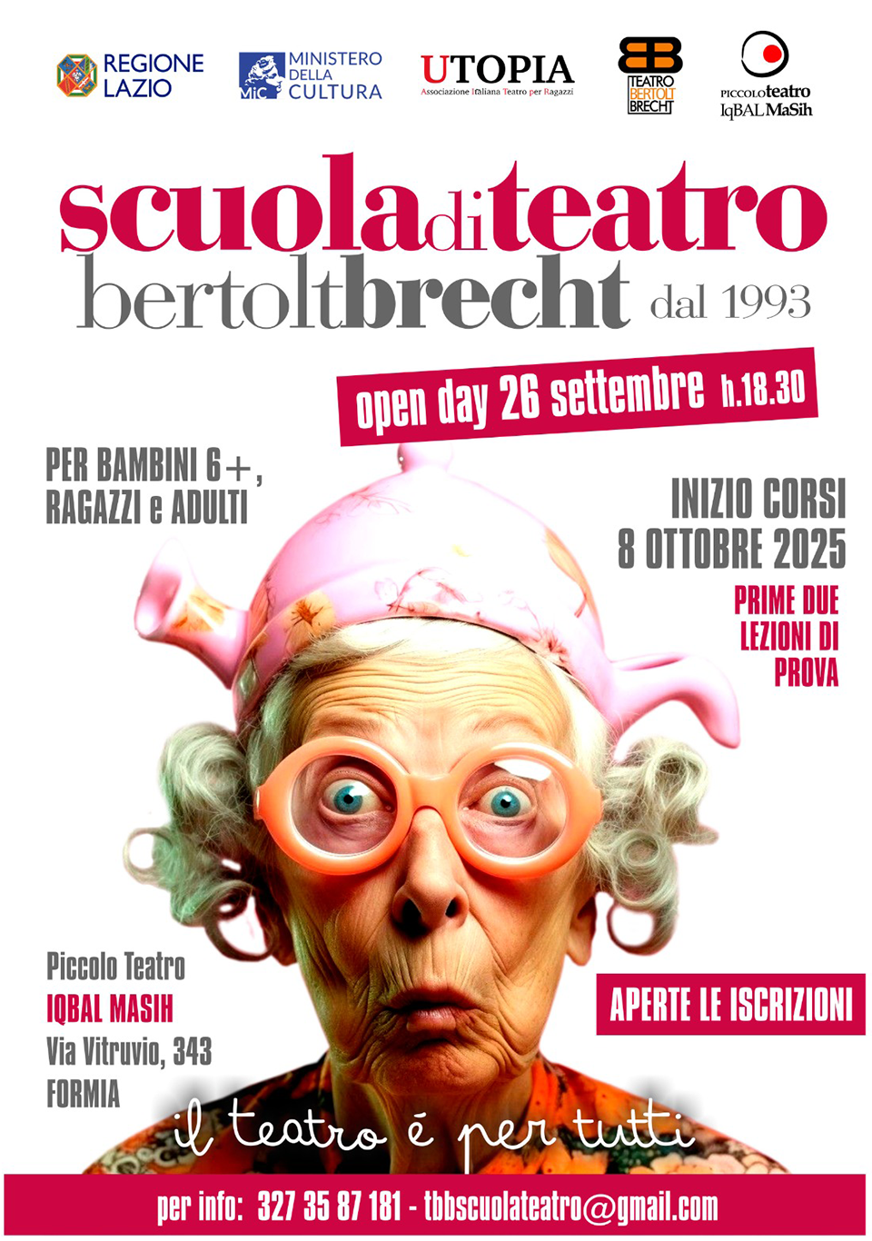 SCUOLA DI TEATRO BERTOLT BRECHT 2025/2026