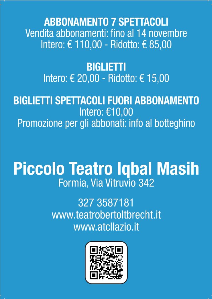 SENZA SIPARIO 2026/2027